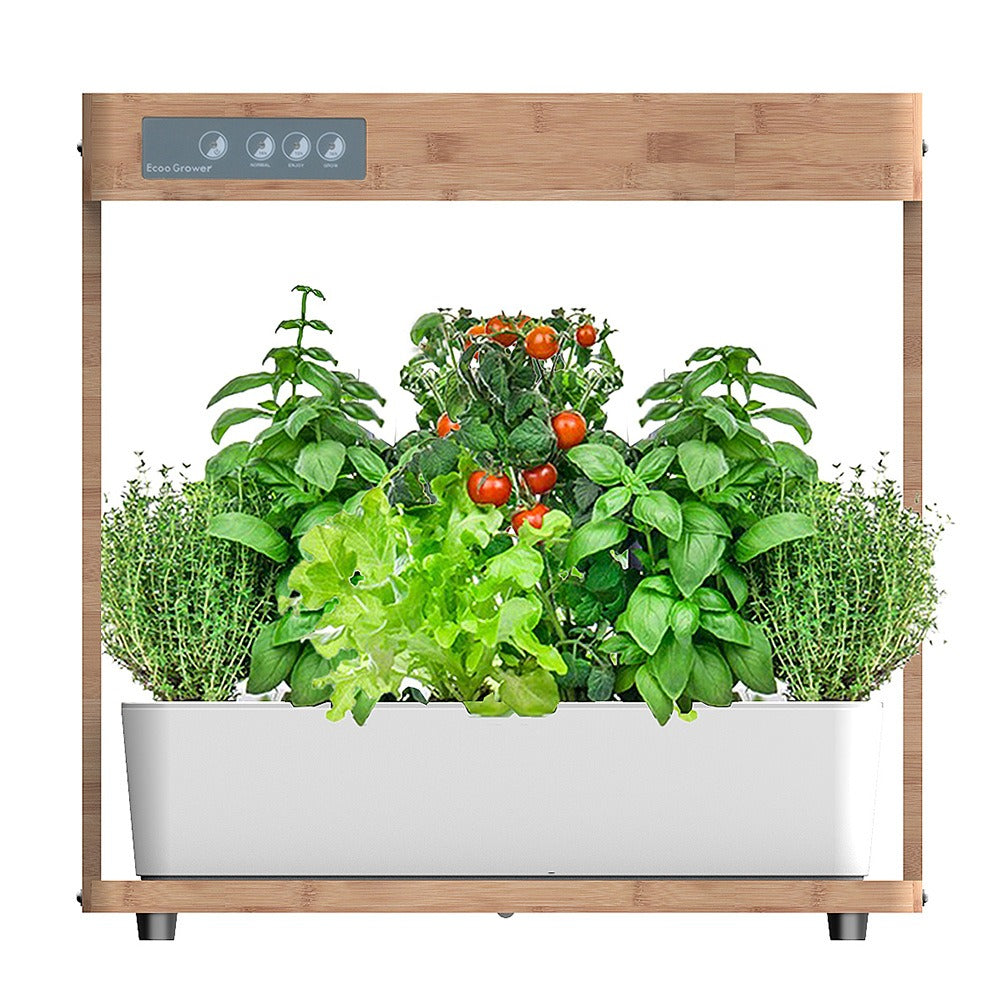 IGS-05 8-Hole Bamboo Smart Planter