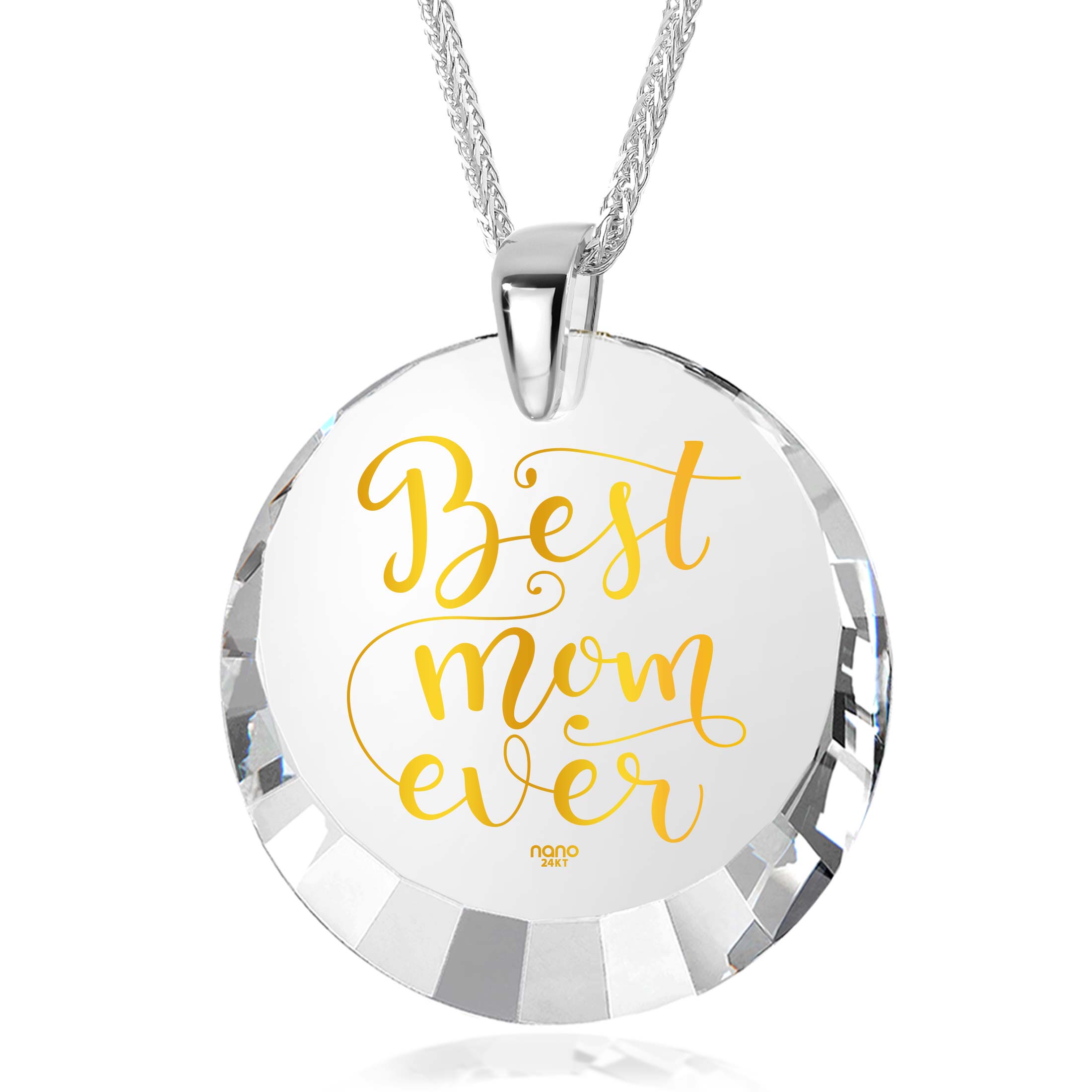 Best Mom Silver Necklace - GreenroseAffiliates