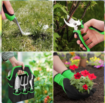 Black Garden Tool Bag - GreenroseAffiliates