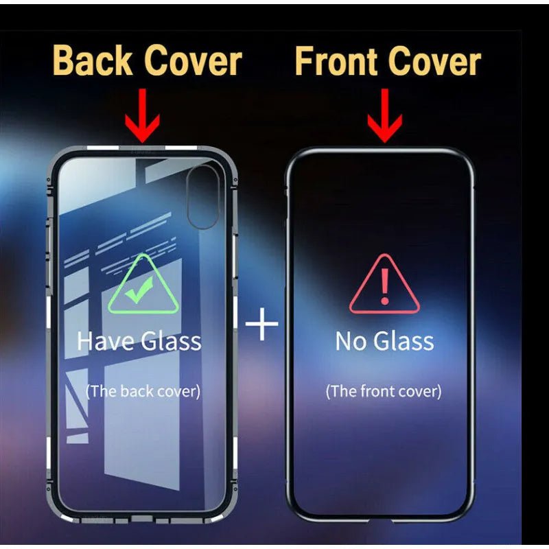 Magnetic Tempered Glass Shell Screen Protector - GreenroseAffiliates