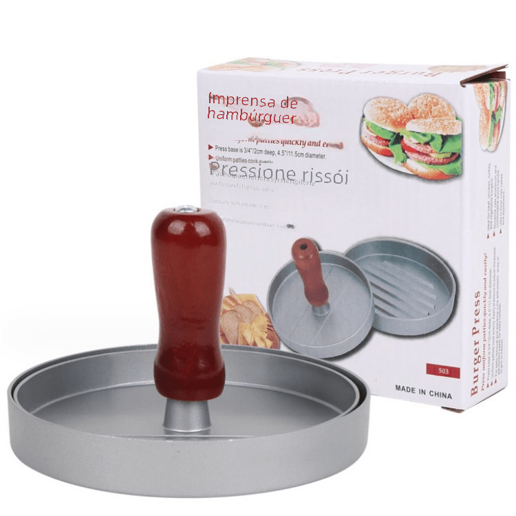 Round Burger Press Mold for Making Stuffed Burgers - GreenroseAffiliates