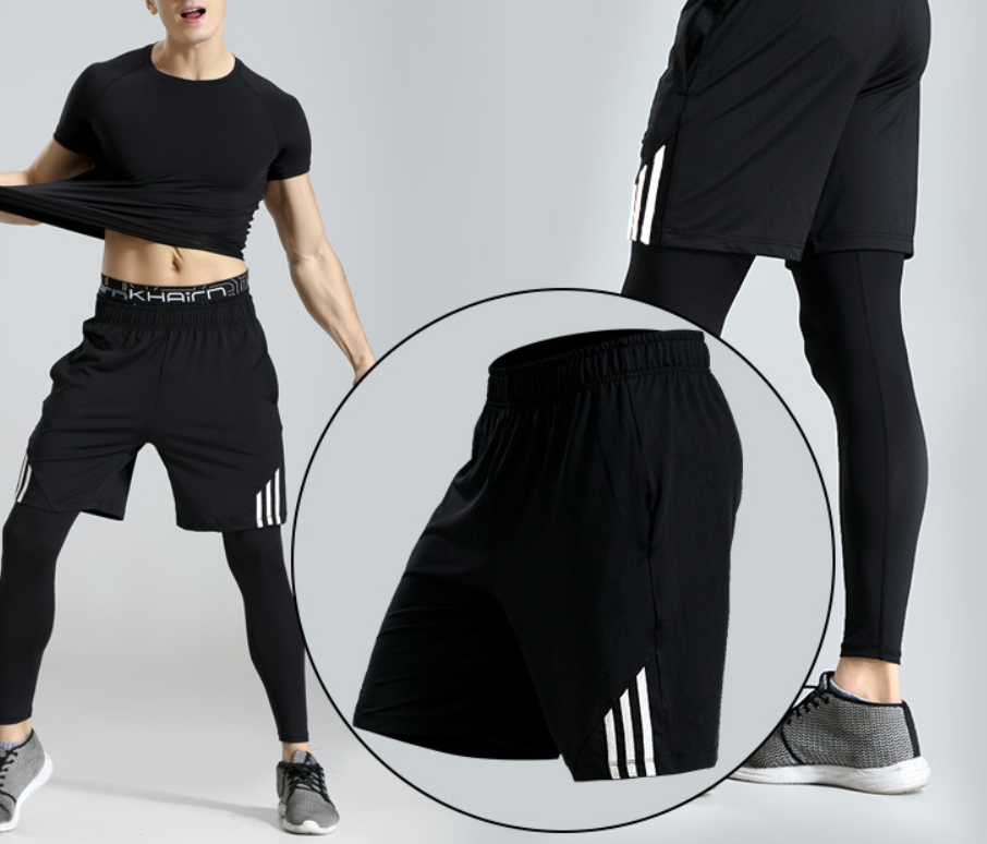 Fitness Running Shorts - Quick-Dry Tight Shorts