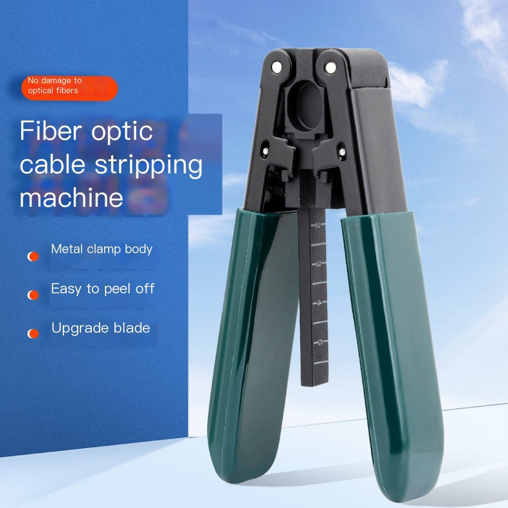 Fiber Optic Stripper Tool with Dual Ports and Metal Design - GreenroseAffiliates