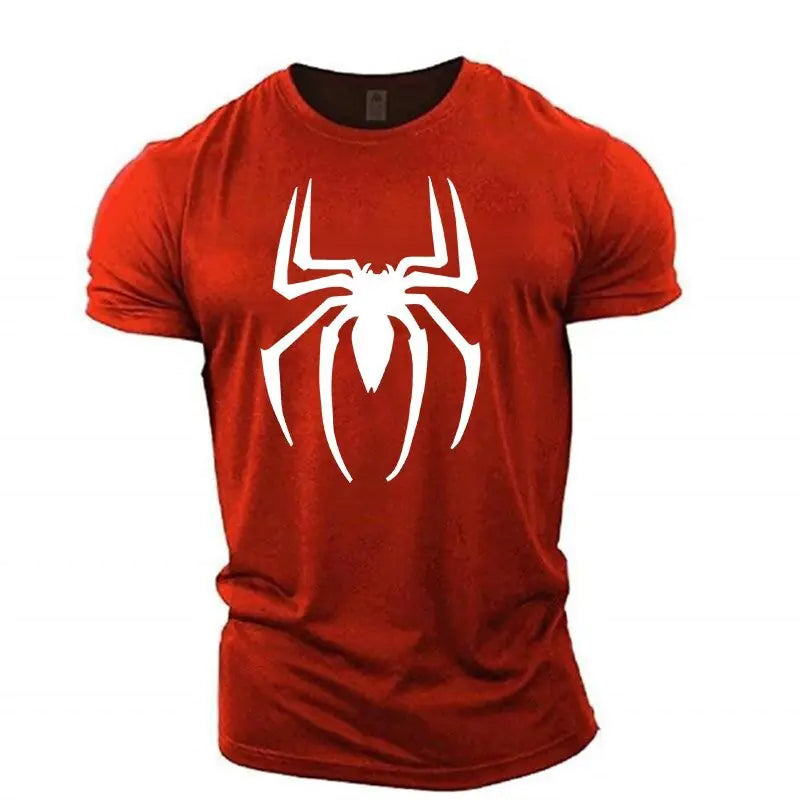 Men's Spider Pattern Elastic Casual Sports Apparel