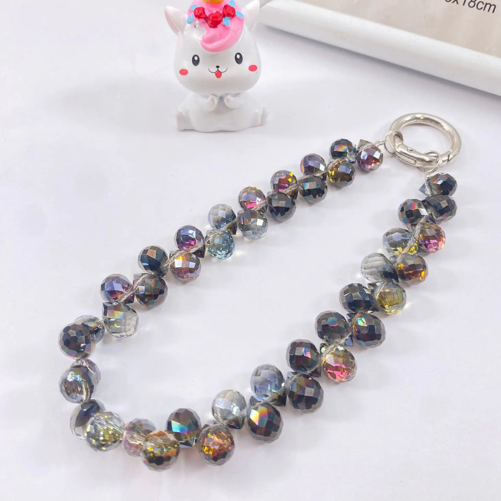 Creative Crystal Phone Chain with Elegant Beads and Design - GreenroseAffiliates