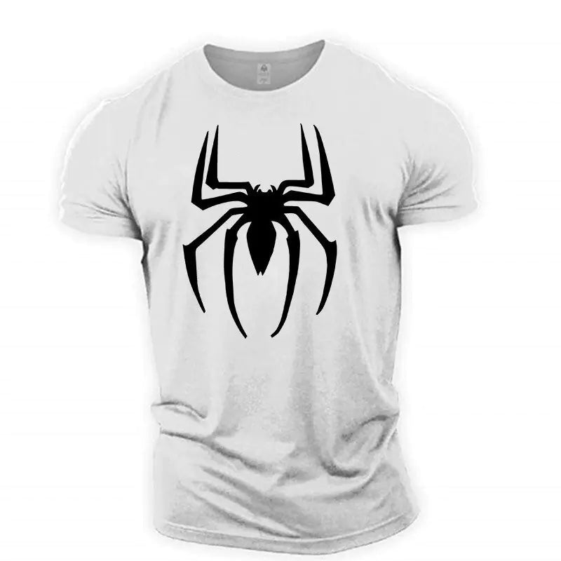 Men's Spider Pattern Elastic Casual Sports Apparel