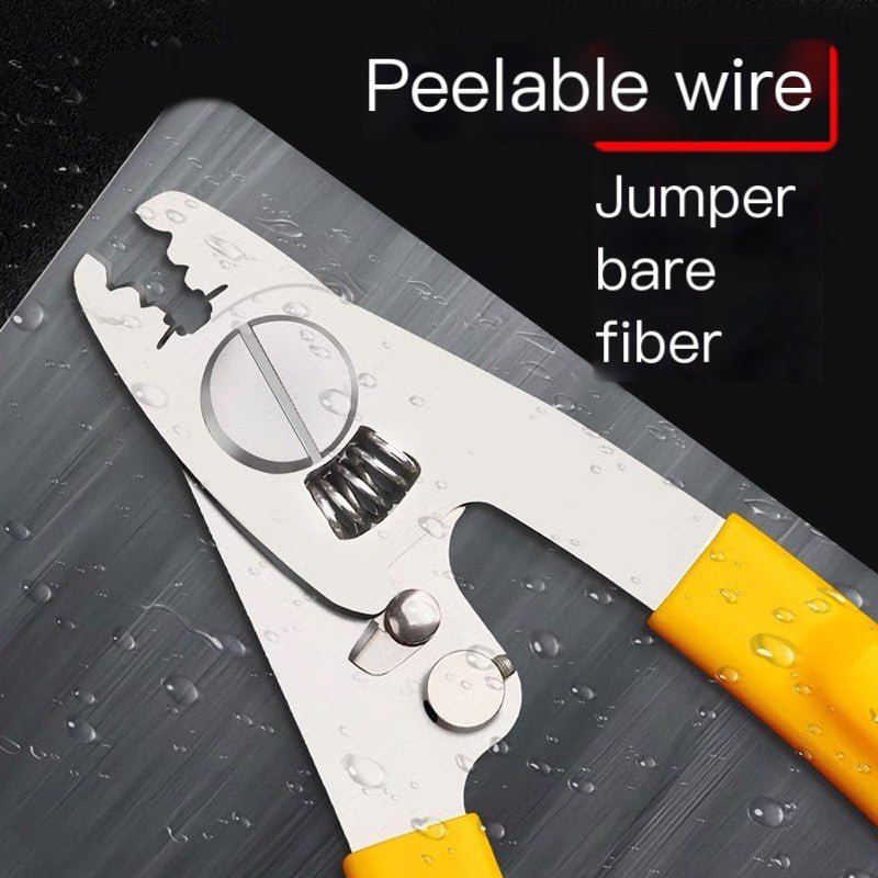 Fiber Optic Stripper Tool with Dual Ports and Metal Design - GreenroseAffiliates