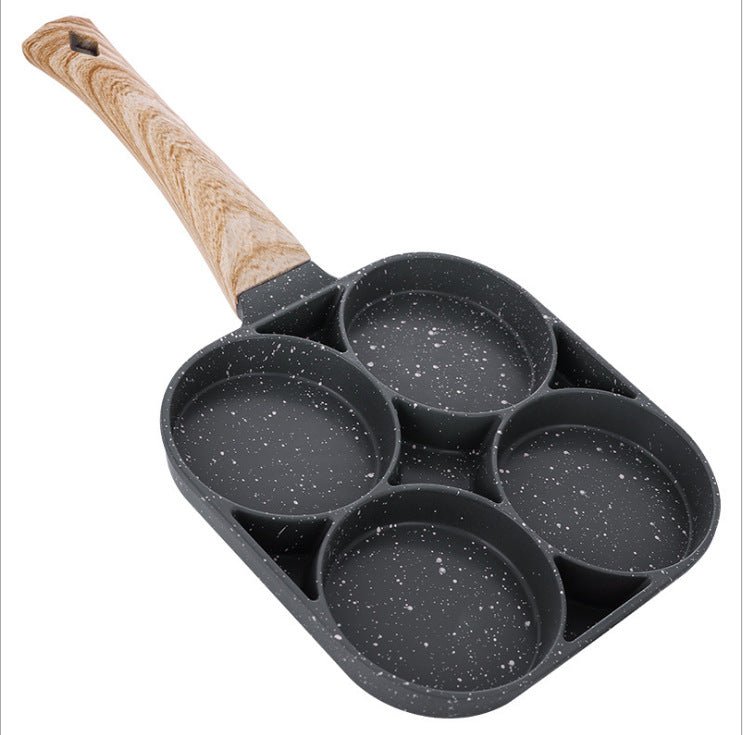 New Non-Stick 4-Hole Frying Pan for Eggs and Burgers - GreenroseAffiliates