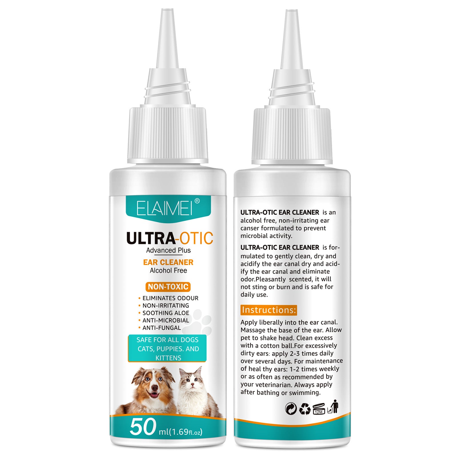Pet Ear Cleaner 50ml - GreenroseAffiliates