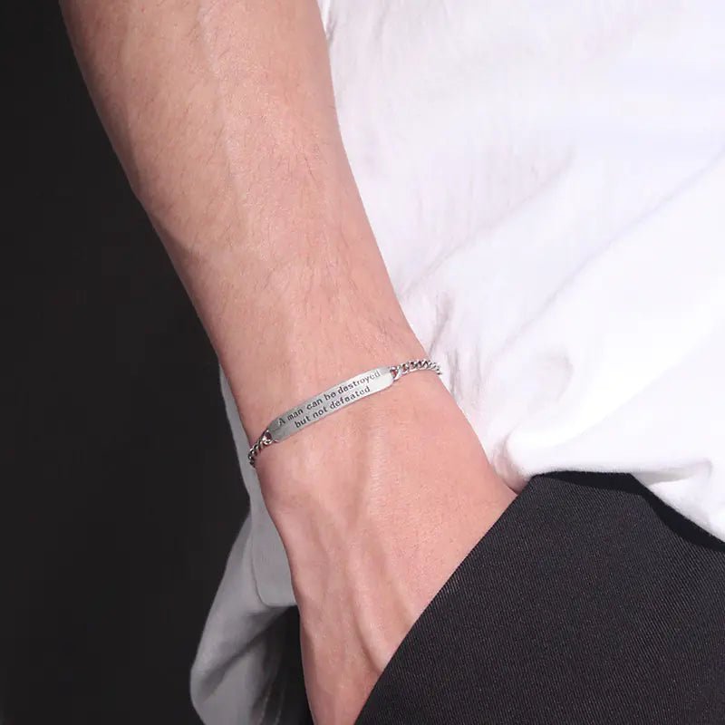 Vintage Thai Silver Bracelet for Men's Fashion - GreenroseAffiliates