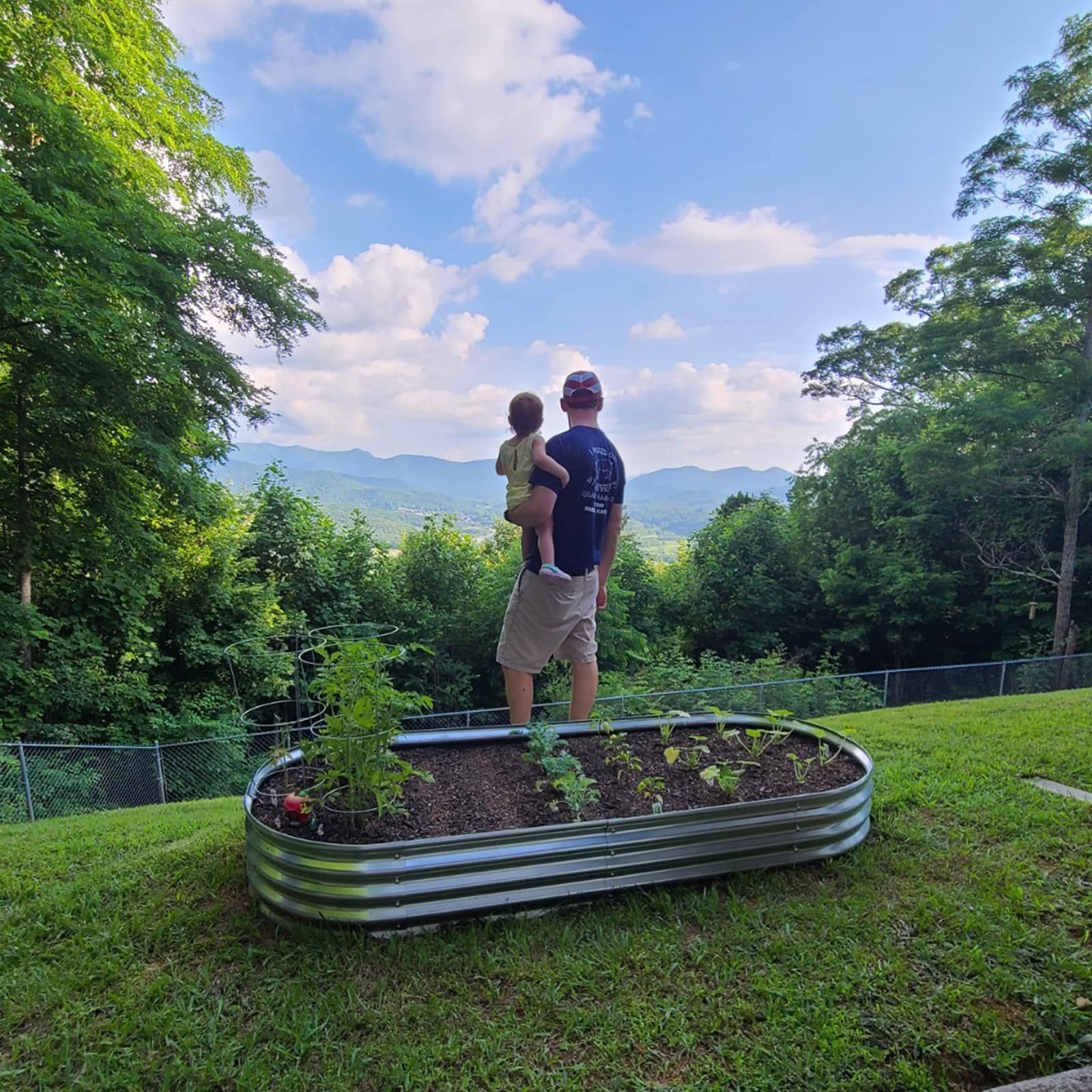 Oval Galvanized Raised Garden Bed - GreenroseAffiliates