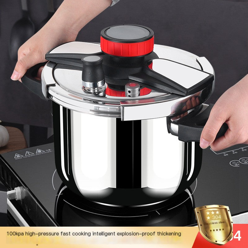"304 Stainless Steel High-Pressure Cooker for Home Use"