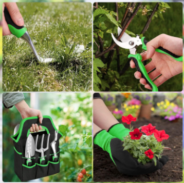 Black Garden Tool Bag - GreenroseAffiliates