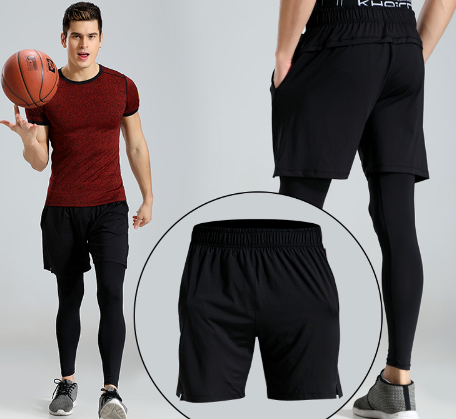 Fitness Running Shorts - Quick-Dry Tight Shorts