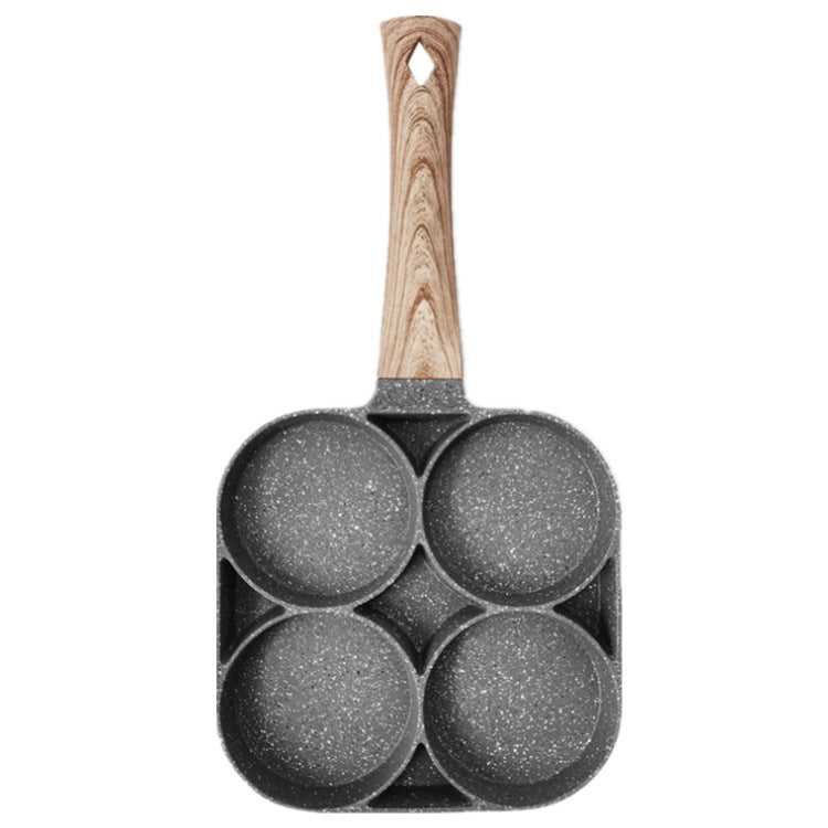 New Non-Stick 4-Hole Frying Pan for Eggs and Burgers - GreenroseAffiliates