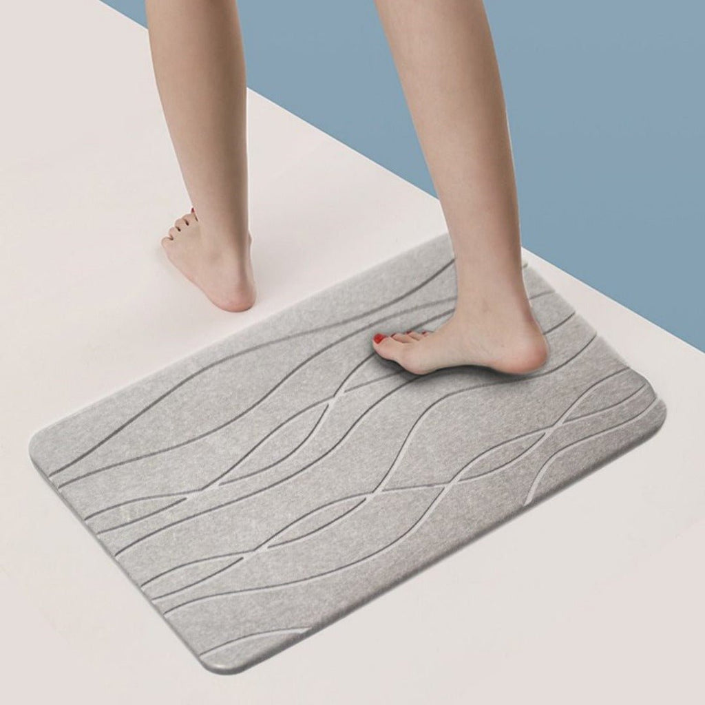 Diatomite Bathroom Mats Non-slip Step Pad - GreenroseAffiliates