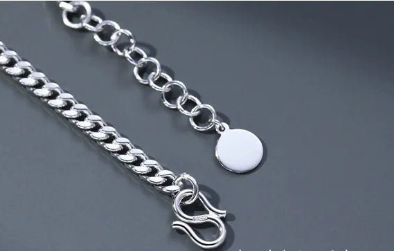 Vintage Thai Silver Bracelet for Men's Fashion - GreenroseAffiliates