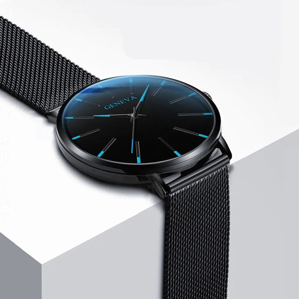 Waterproof Men's Watch Stainless Steel Quartz Luminous Classic Watches Business - GreenroseAffiliates